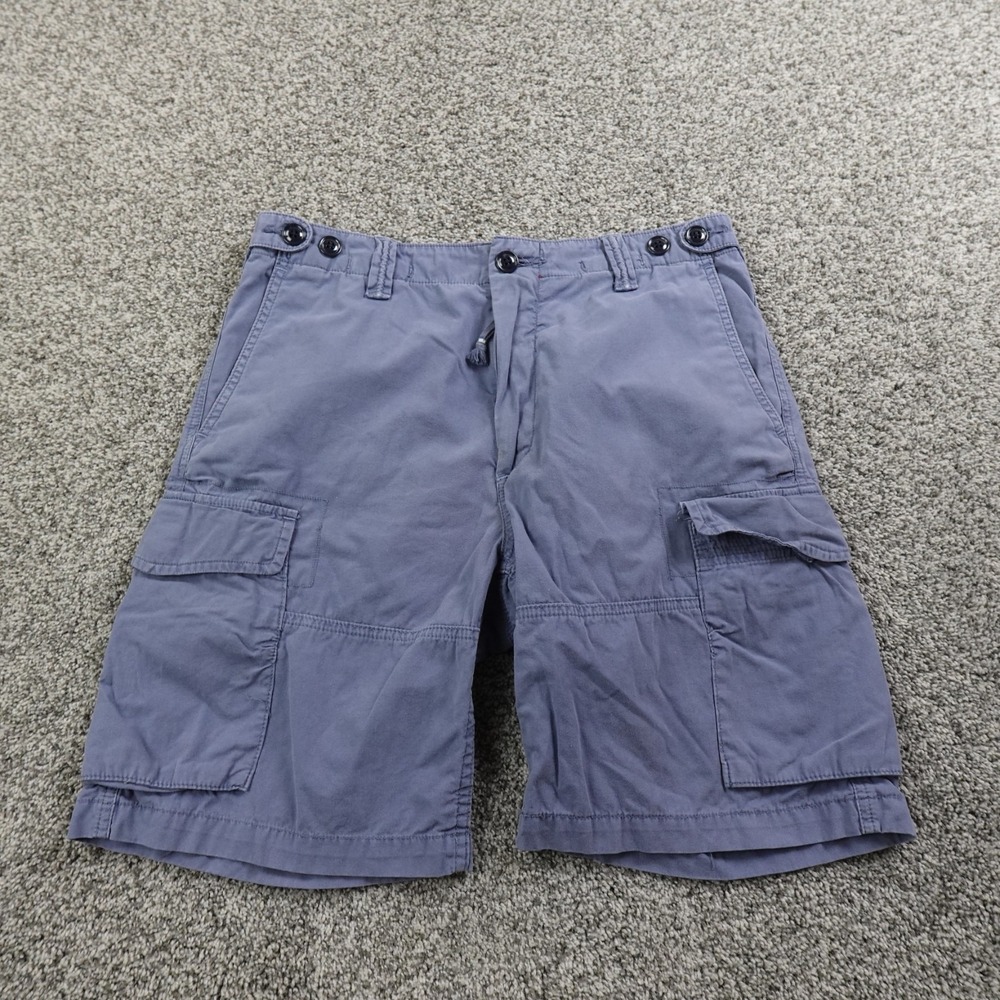 VTG Ralph Lauren‎ Polo Shorts Mens 31 Blue Cargo Hiking Military Outdoor Y2K